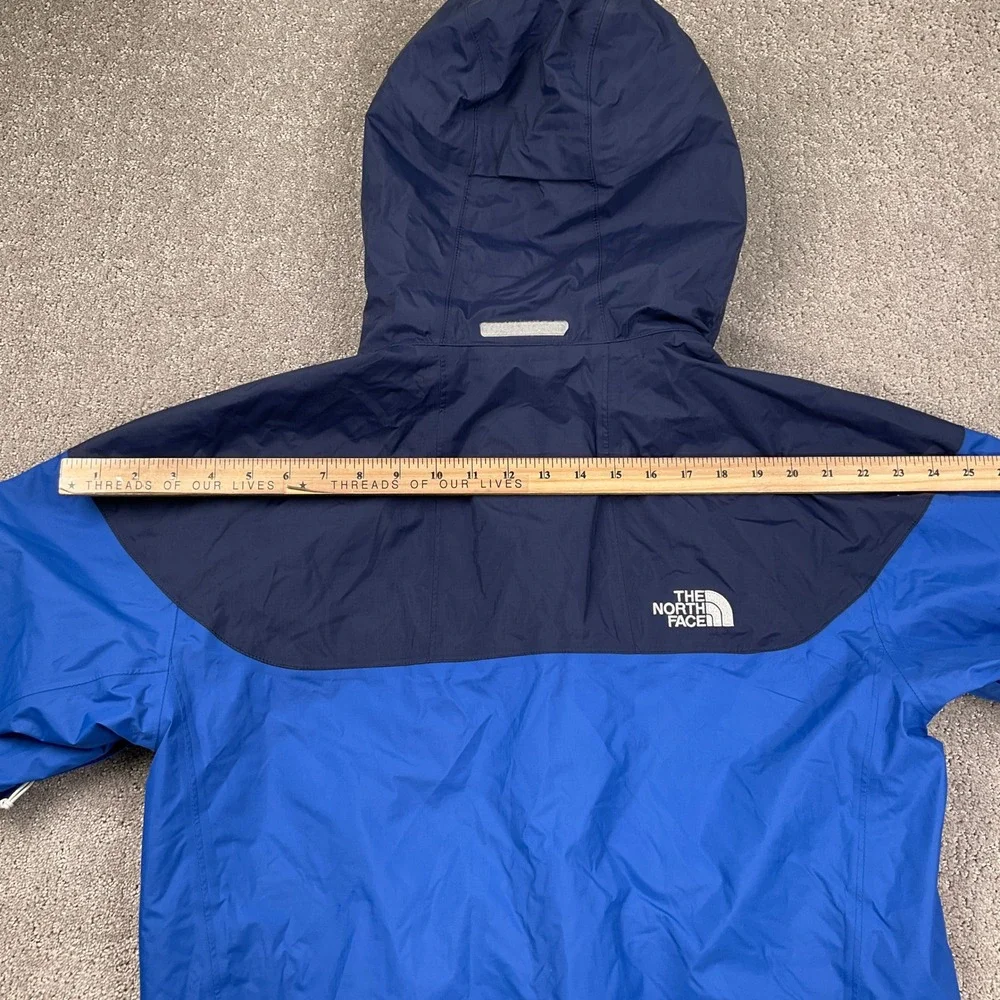 North Face HyVent Jacket Mens Small Royal Blue‎ Navy Waterproof Nylon Softshell